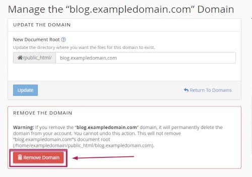 Remove Subdomain & Domain
