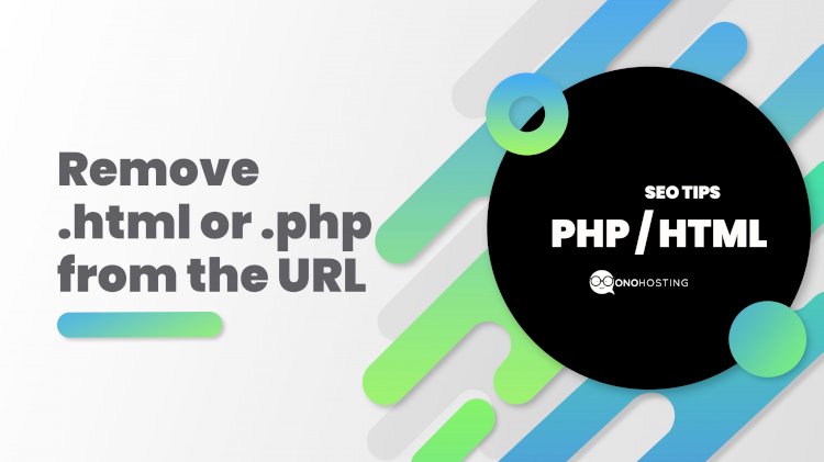 Remove the .html or .php from the URL or link of the Website